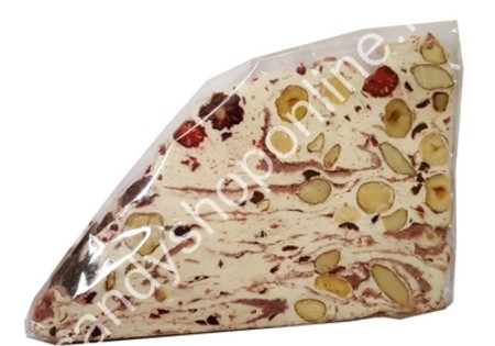 Quaranta Part Soft Nougat Almonds/Hazelnuts/Berries ±165gr.