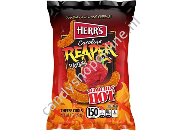 Herr's Carolina Reaper Cheese Curls 28gr.