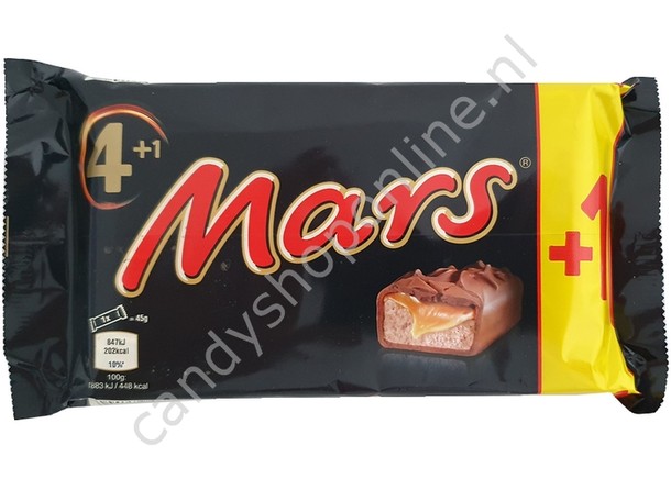 Mars 5pck 225 gram