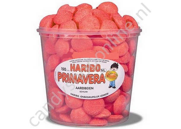 Haribo Silo Primavera Schuim Aardbeien 150st.