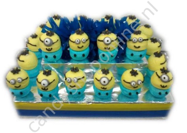 Minions Snoeptaart 24 stuks