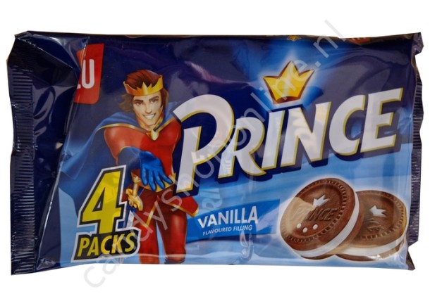 Lu Prince Koekjes Vanille 4x60 gram