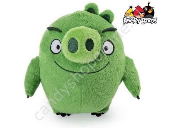 Pluche Angry Bird Pig met snoepzak