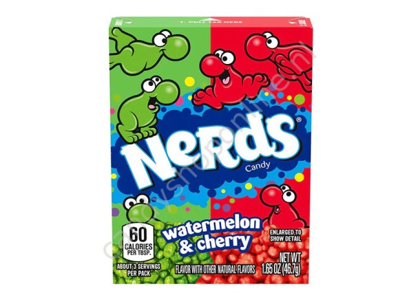 Wonka Nerds watermelon & cherry 46gr.