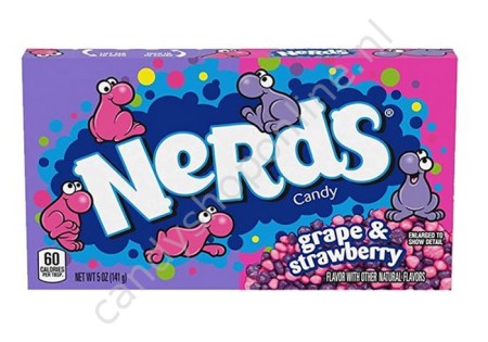 Wonka Nerds Grape & Strawberry 142 gram