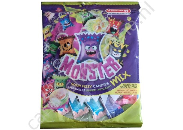 Incap Monster Mix  (hard sour fizzy candies) 150 gram