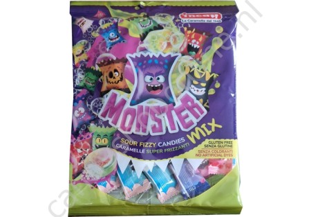 Incap Monster Mix  (hard sour fizzy candies) 150 gram